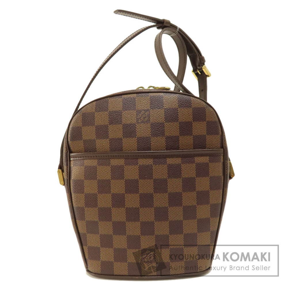 Louis Vuitton Ipanema Damier Ebene Brown Shoulder Bag Canvas